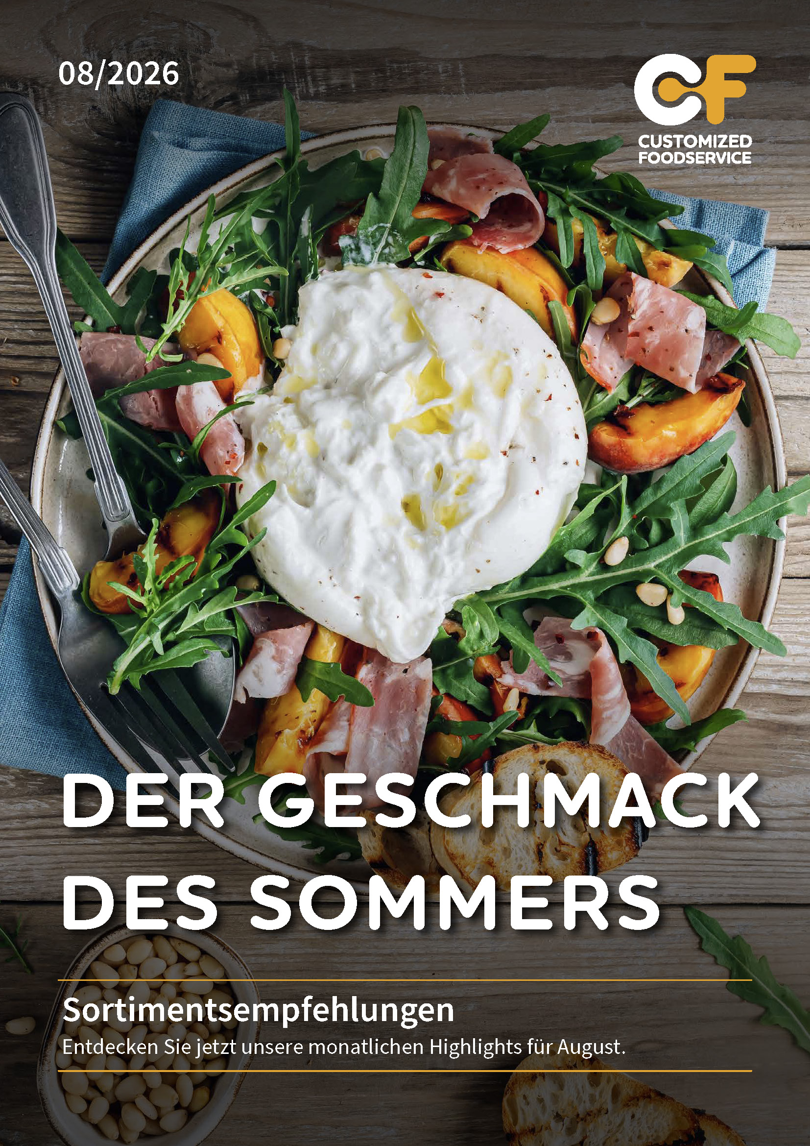 Sortimentsempfehlung August 2026: saisonale Produkte, aktuelle Angebote und ausgewählte Lebensmittel für Gastronomie und Großverbraucher