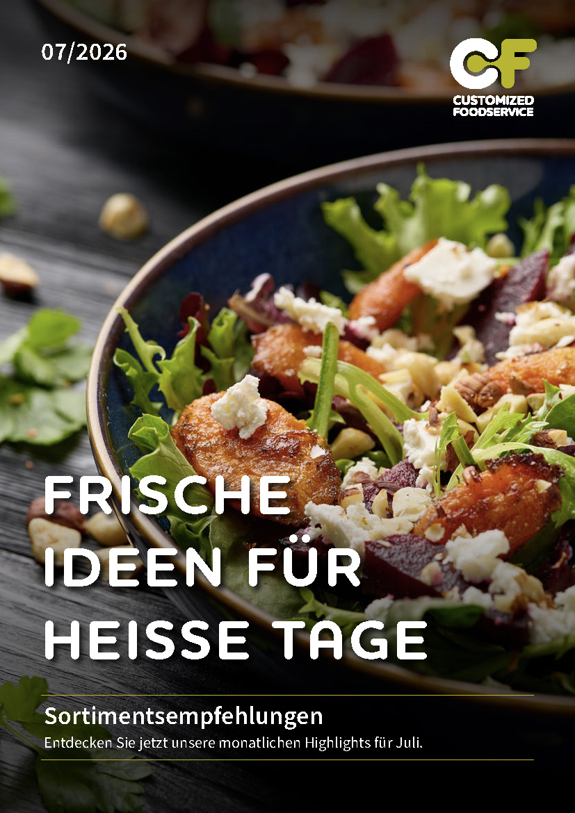 Sortimentsempfehlung Juli 2026: saisonale Produkte, aktuelle Angebote und ausgewählte Lebensmittel für Gastronomie und Großverbraucher